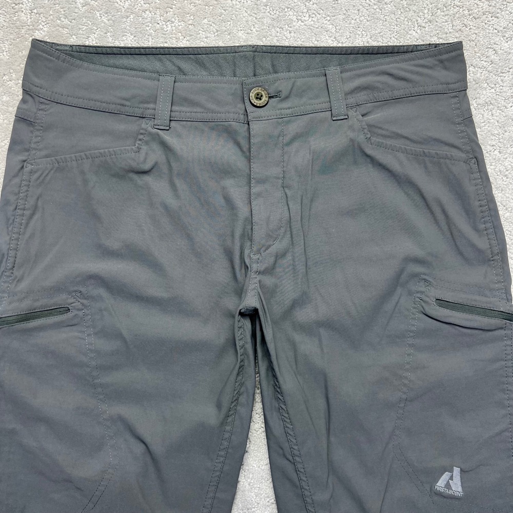 Eddie Bauer Pants Mens 36x27 Gray First Ascent Guide Pro Hiking Outdoor Cargo - Picture 2 of 16